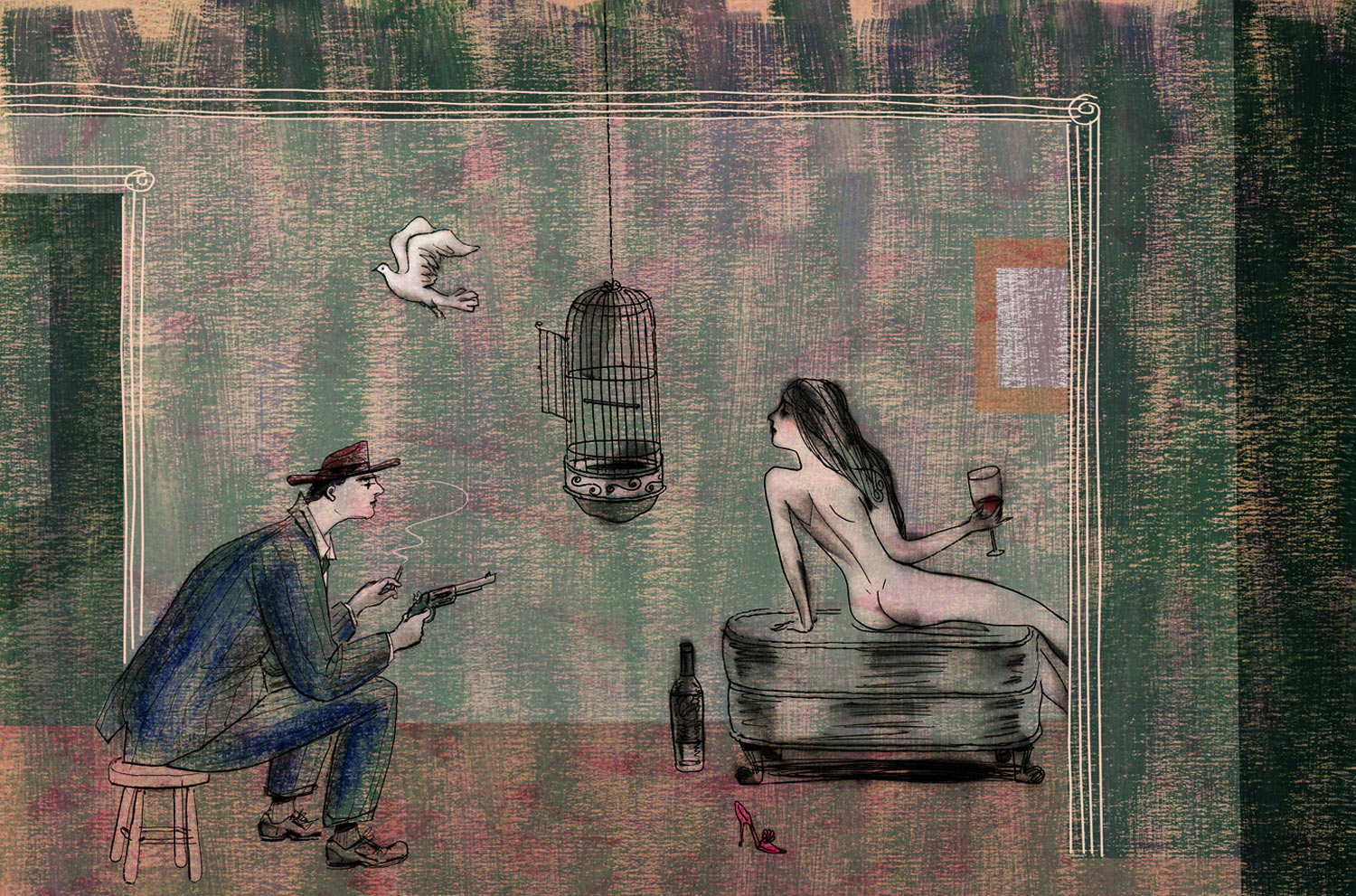 click upper right corner of images to enlarge The Captive
