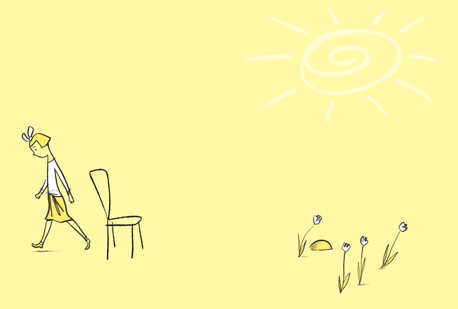 click upper right corner of images to enlarge above: Margot sheds a tear and walks away... Tim's Goodbye -written & illustrated by Steven Salerno published by Farrar Straus Giroux , 2018. Margot and her friends are gathering... but why? Vincent brings balloons, Melinda brings her French Horn, Otto wears his best hat. It all seems like a mystery until a visual twist within a key illustration reveals they’ve all gathered to say farewell to a beloved pet that has died. "This uncomplicated tale of love, loss, friendship, and hope is a great addition for library collections" -School Library Journal "the balloons add an important buoyancy to the telling, providing a possible entree to matters of the spirit, if readers desire it... A succinct text and an uncluttered design provide space to discover and process a loss” -Kirkus Reviews "This gentle story might be just the introduction some readers seek" -The New York Times Book Review “Quiet and sweet, illustrated in a retro style that makes it feel timeless for young people experiencing the loss of a pet” -Booklist Online
