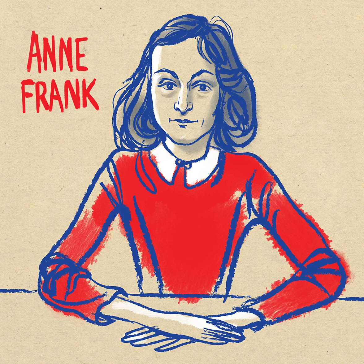 click upper right corner of images to enlarge Anne Frank -digital, gouache visit the book covers section to see Steven’s art in book cover format
