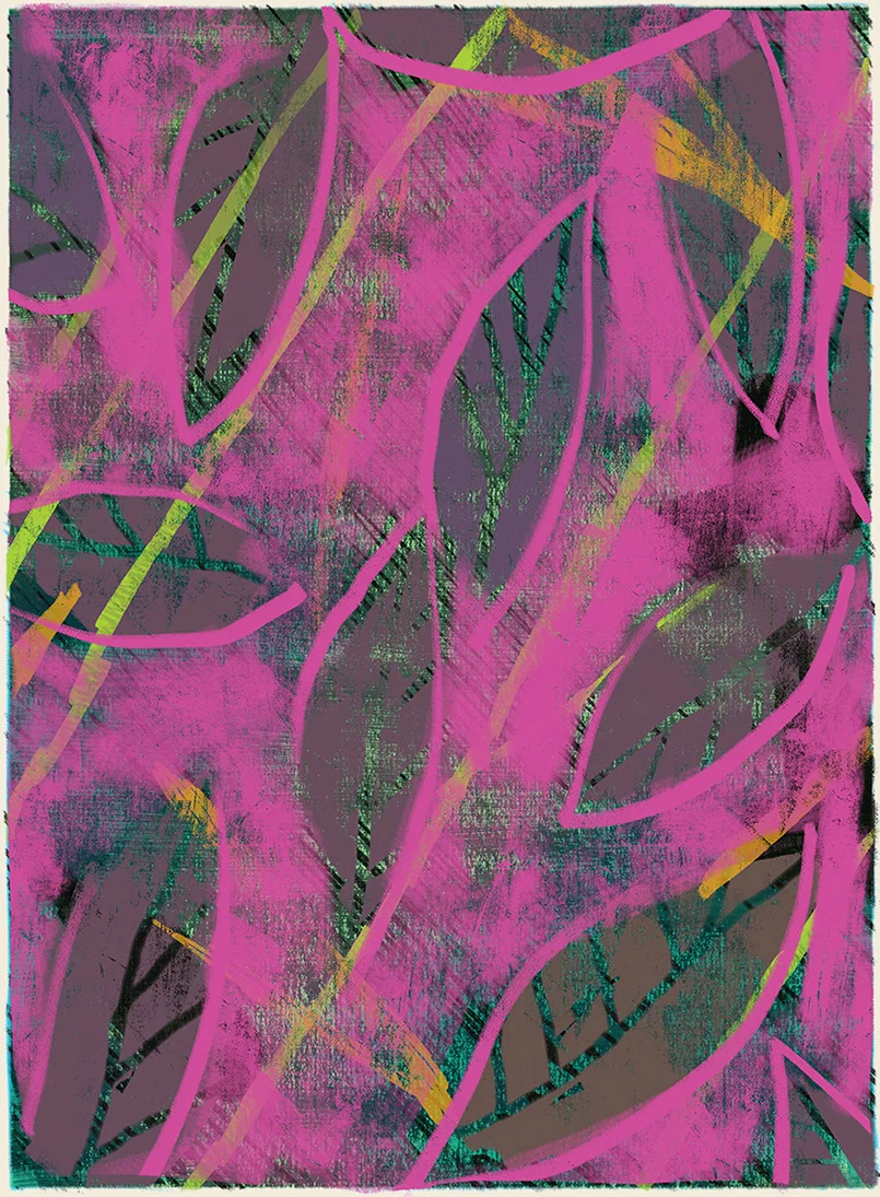leaves rug design by Steven Salerno 2019