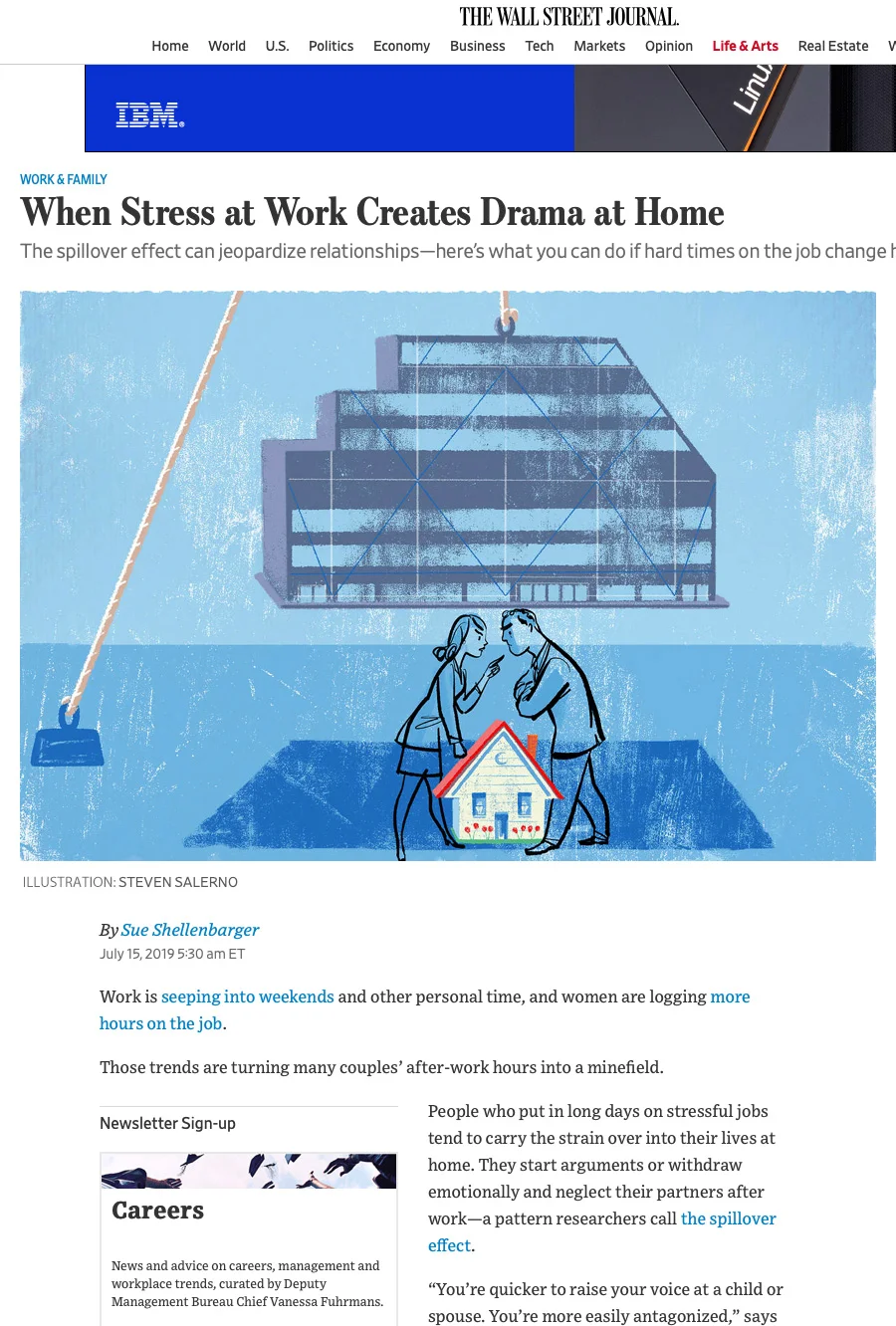 above is the on-line alternative format horizontal version of the FINAL ILLUSTRATION as seen on wsj.com