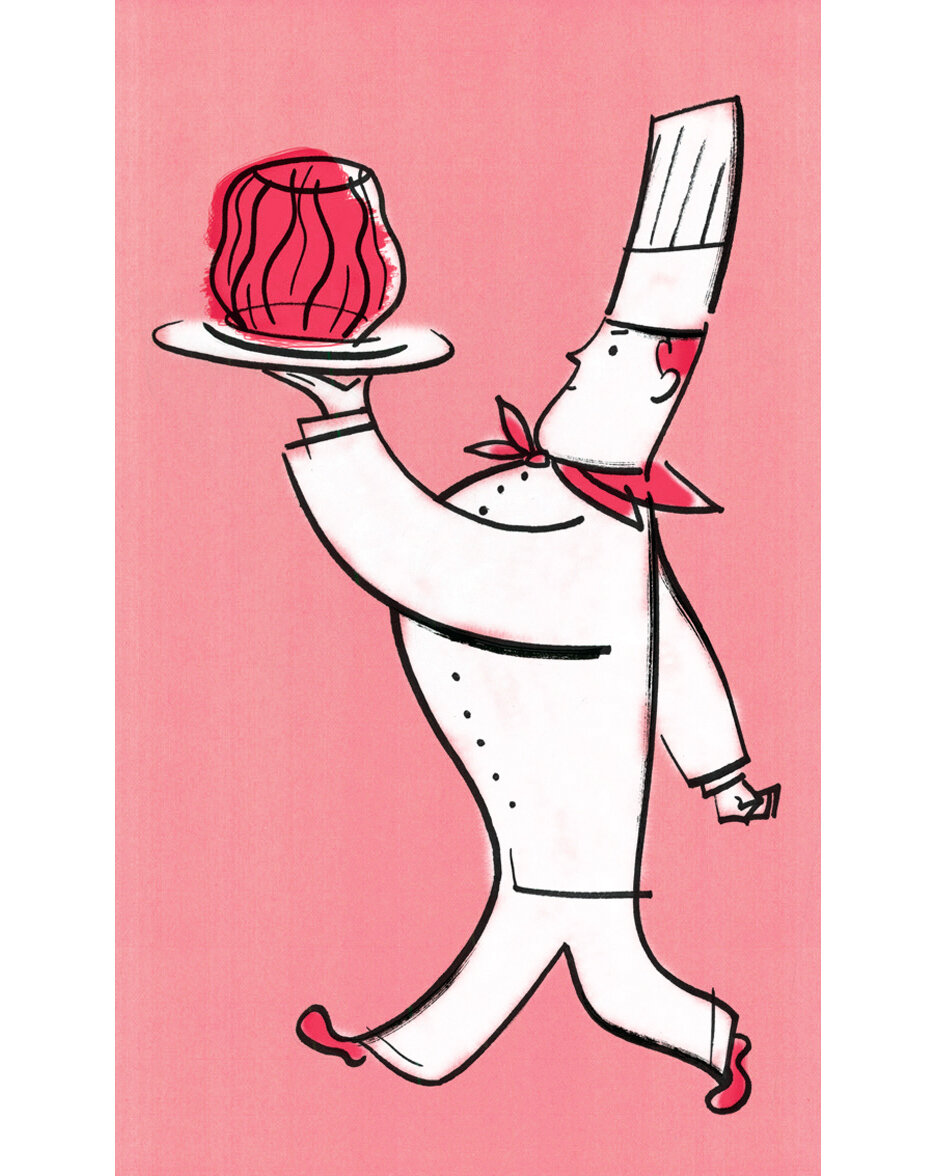 click upper right corner of images to enlarge Jello Chef /Curious Pictures