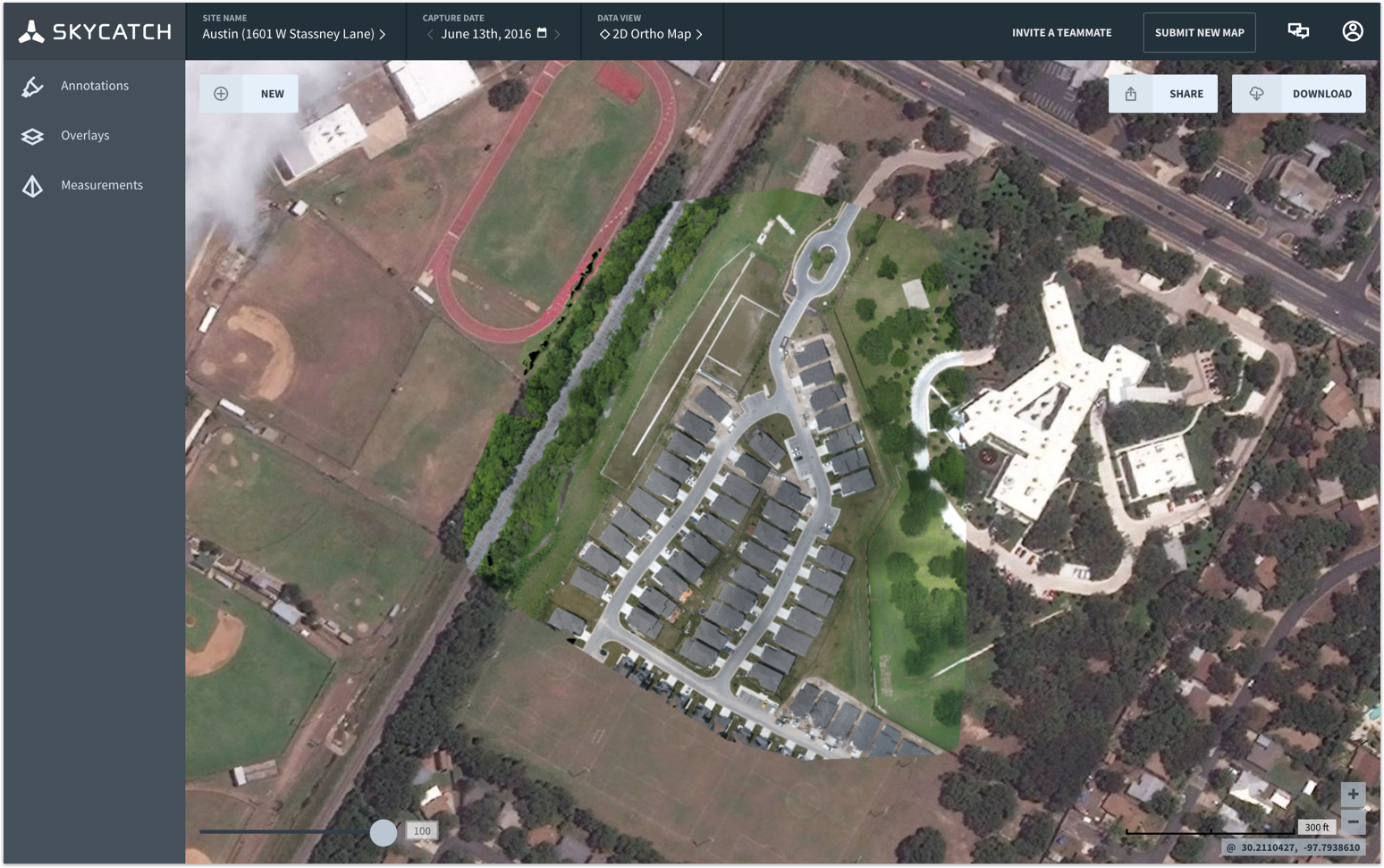 2D Orthographic Map