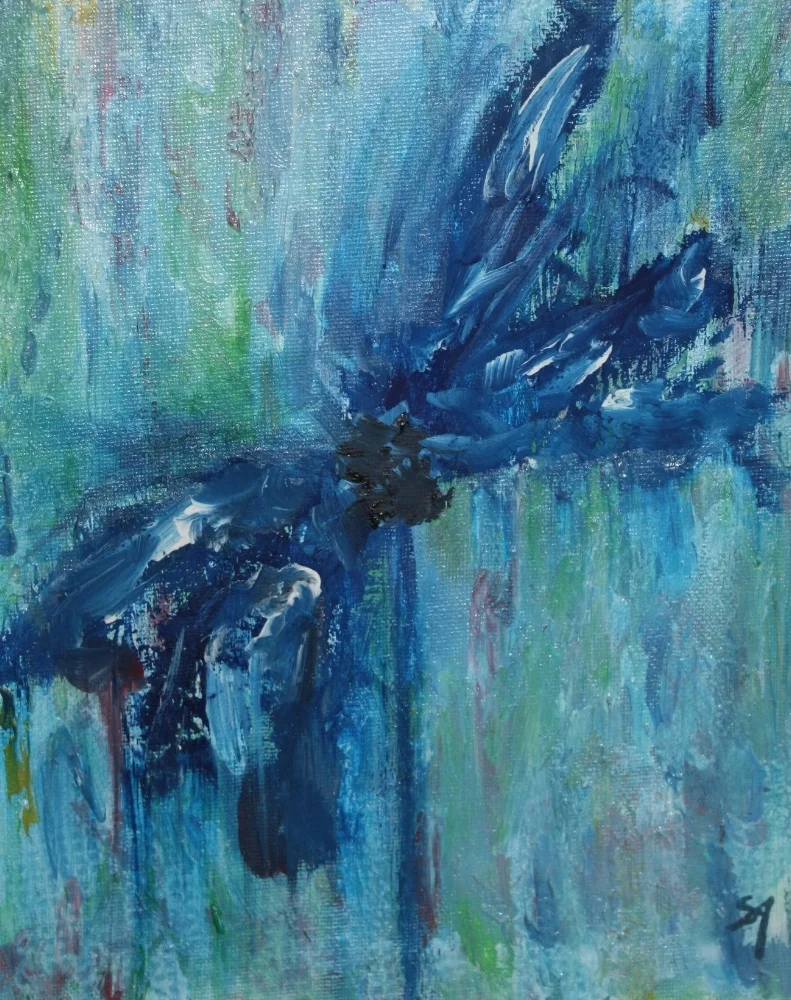 into the blue V