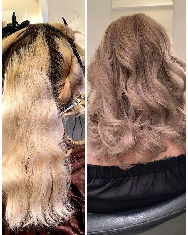 Todays #makeover by @wiralexx ❤️
.
.
.
.
.
.
.
#balayage #cool #beigehair #ombre #sassoon #wella #minicolor #intensitones #hairdresser #oslo #ugress #ugressfris&oslash;r #hairstylist #hairstyle #trendinghair #trendyhair #ghd #ghdcurve #matrix #matrix