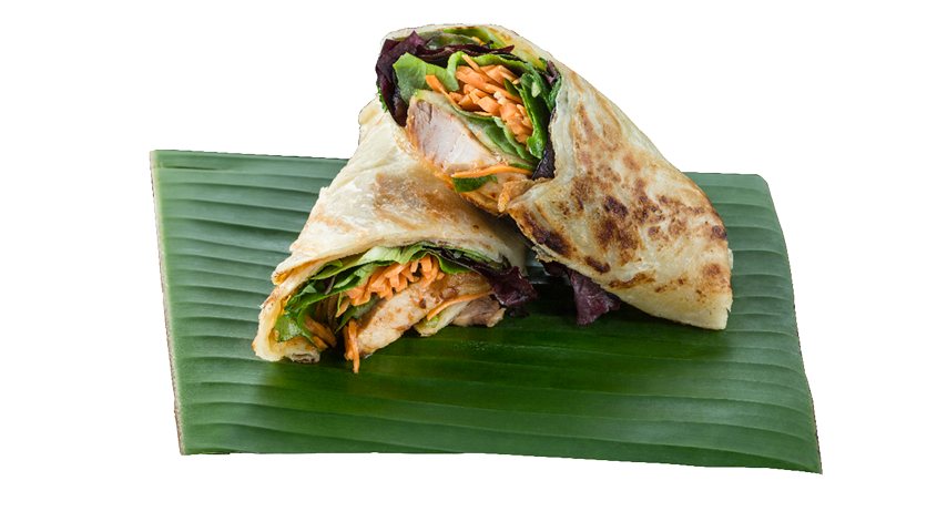 Chicken Chilli Roti Wrap