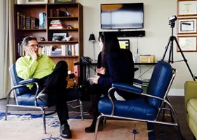 Interview on PTSD with Annenberg TV News.