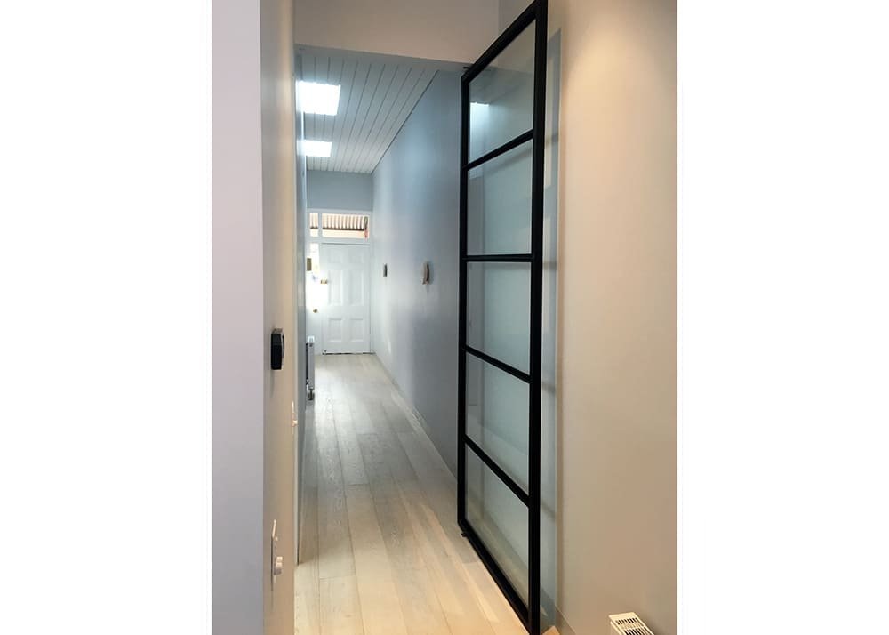 Private Residence Hallway Pivot Door Opened
