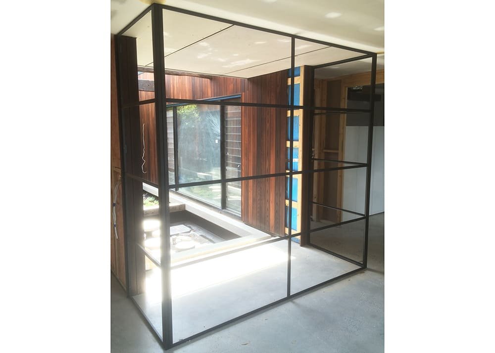 Private Residence Arranged Fixed Windows in Atrium
