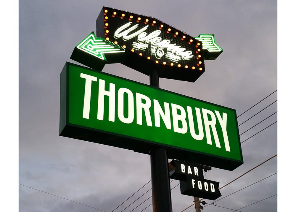 Welcome To Thornbury Store Signboard