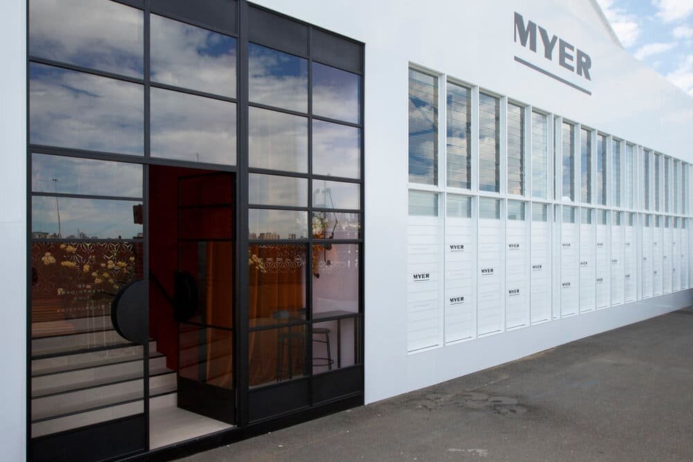 Myer Marquee Double Doors With Fixed and Lift Up Windows