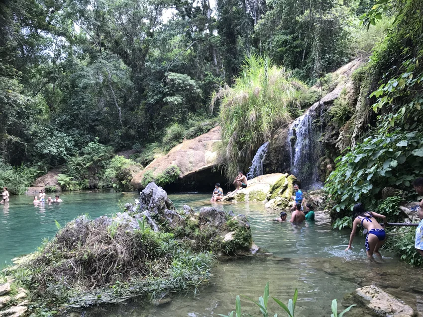 Pah! Call that a picturesque waterfall! We know otherwise