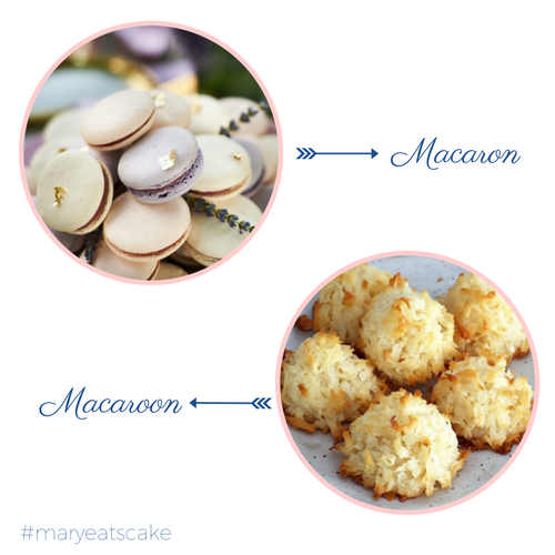 Macaron vs macaroon
