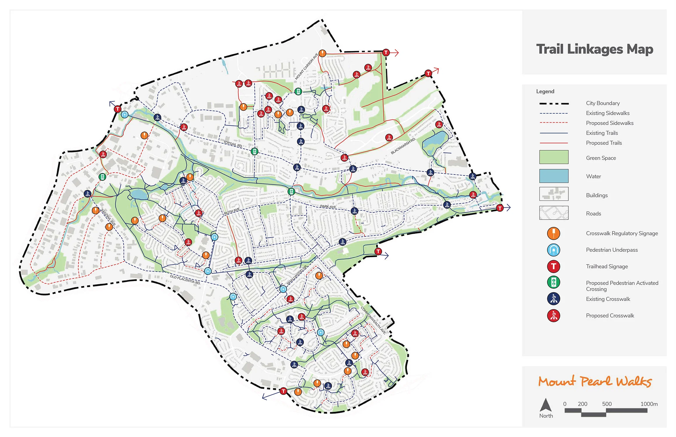 Mills & Wright Landscape Architecture Inc.—Mount Pearl Walks