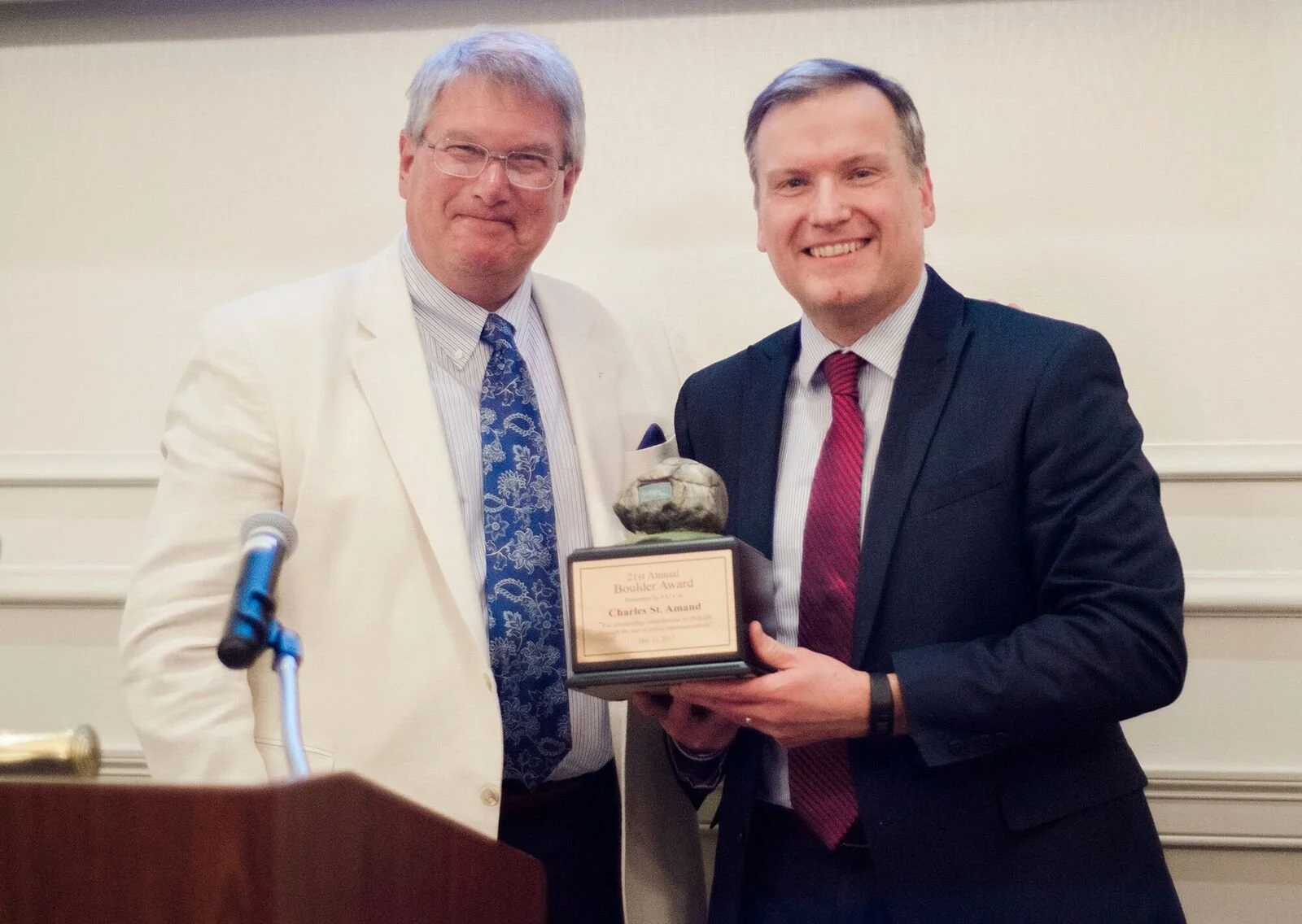 Charles St. Amand: 2017 Boulder Award Recipient
