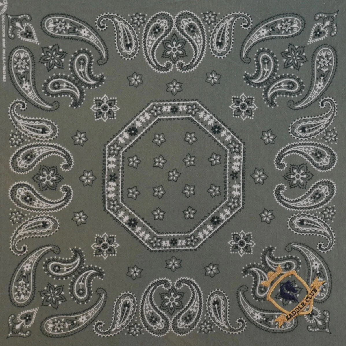 American Legends Vintage Bandana - Cavalry Green