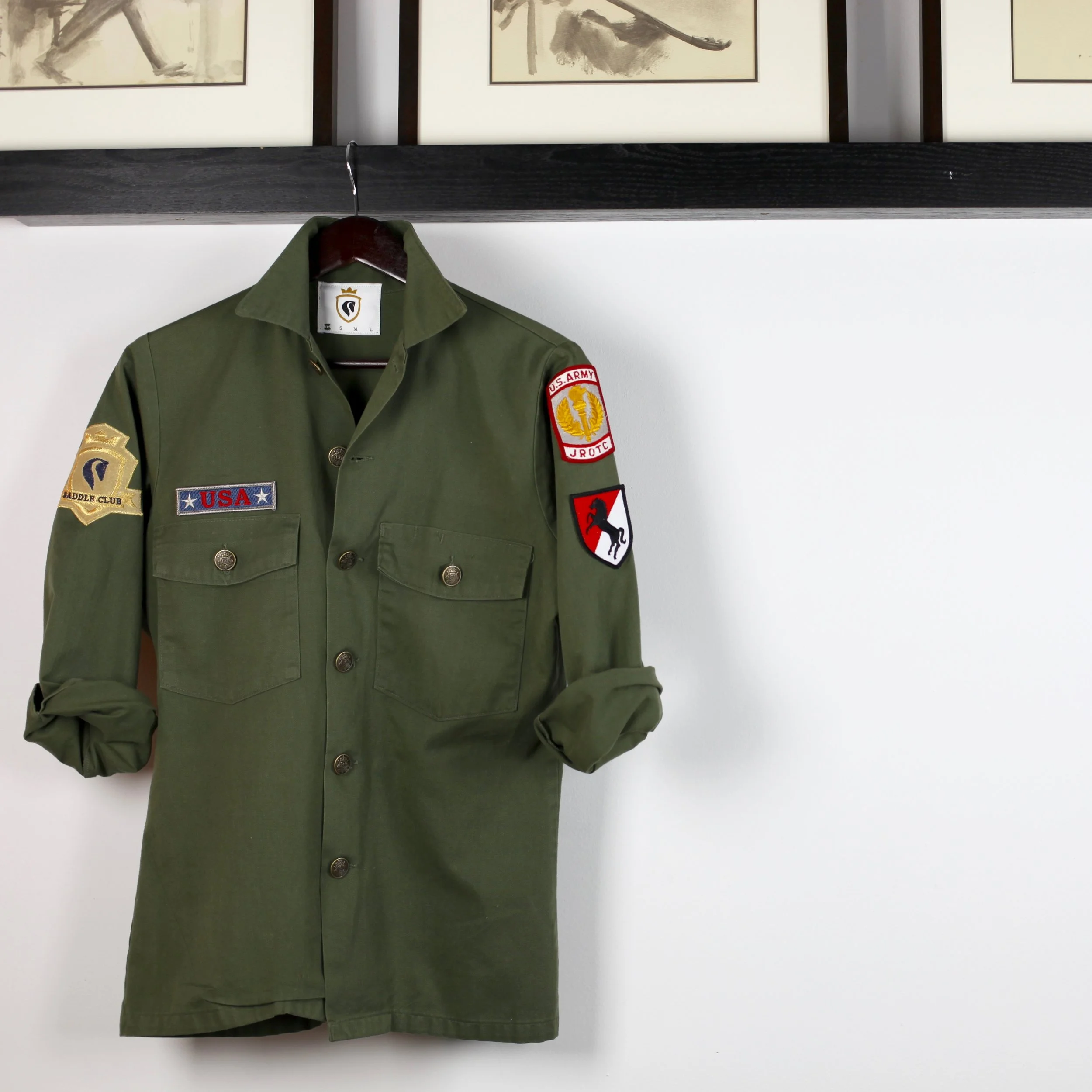 Black Horse Calvary War Horse Jacket 