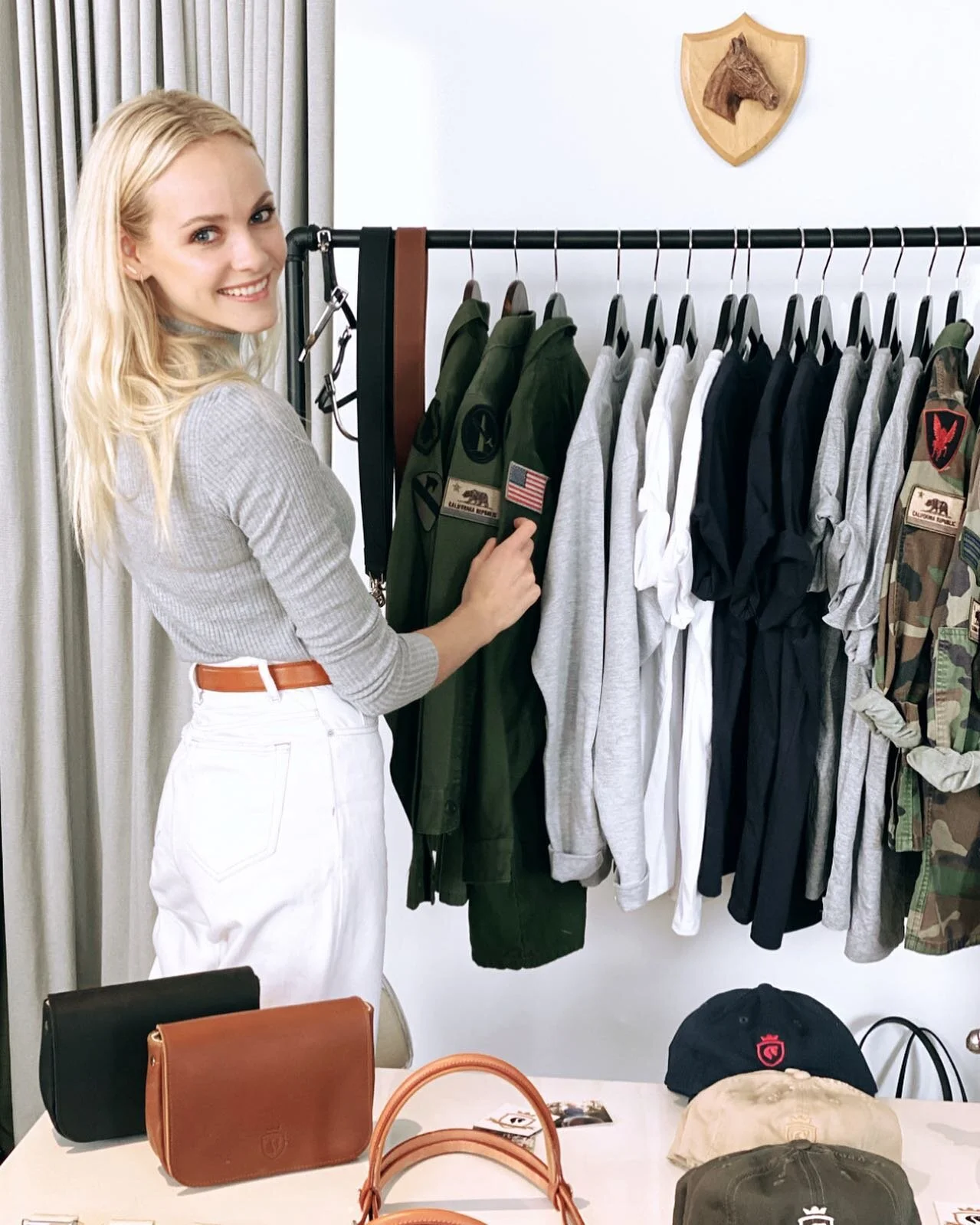 Holiday shopping with @gintalapina ✨