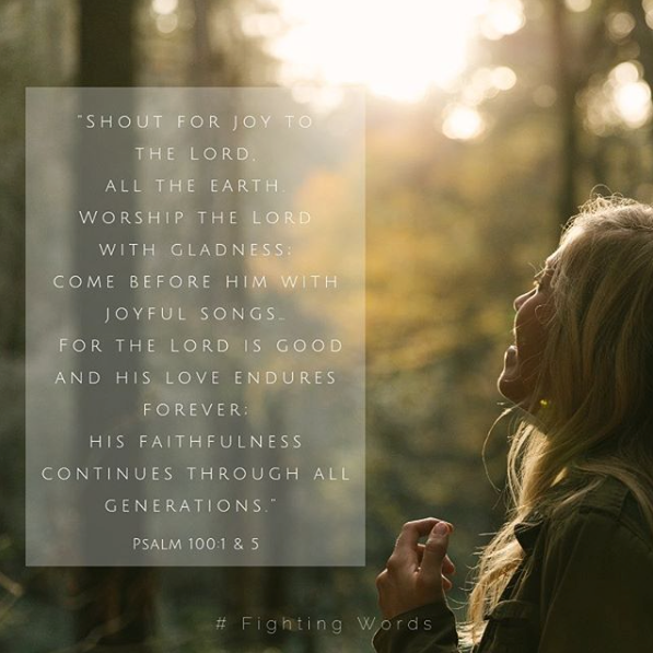 Fighting Words Friday Shout For Joy Ellie Holcomb Fighting Words Friday Shout For Joy Ellie Holcomb