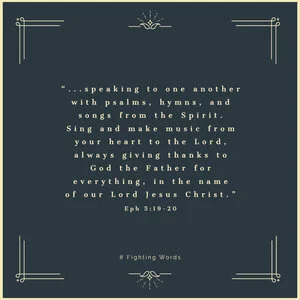 Fighting Words Friday: Songs from the Spirit