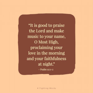 Fighting Words Friday: Proclaiming His Love