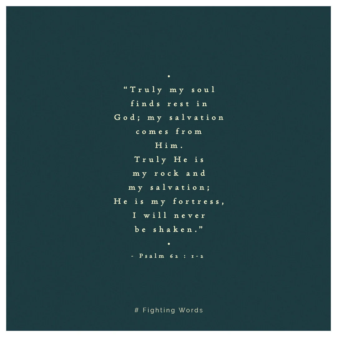 Fighting Words Friday: True, Deep Rest