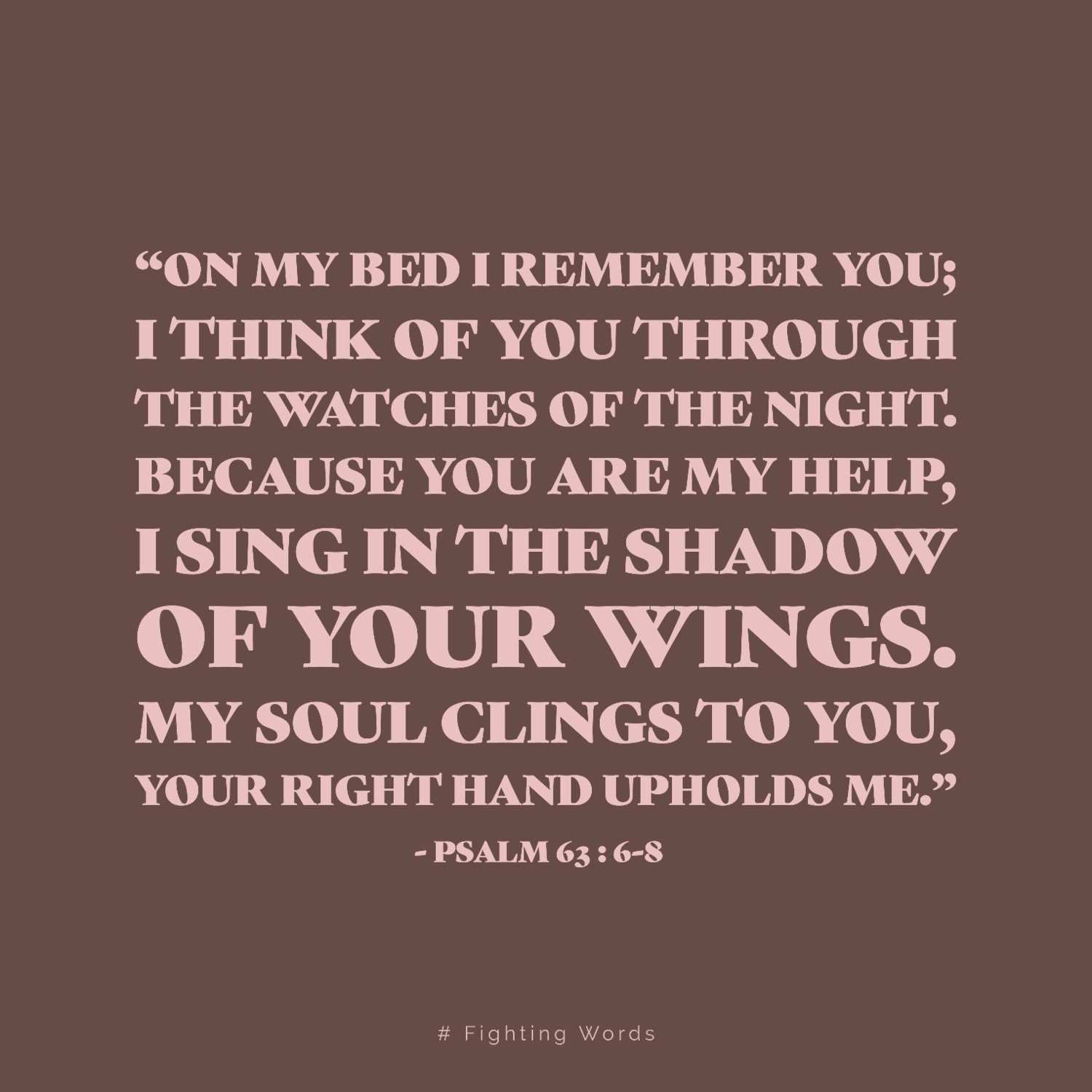 Fighting Words Friday: Prayer in the Night