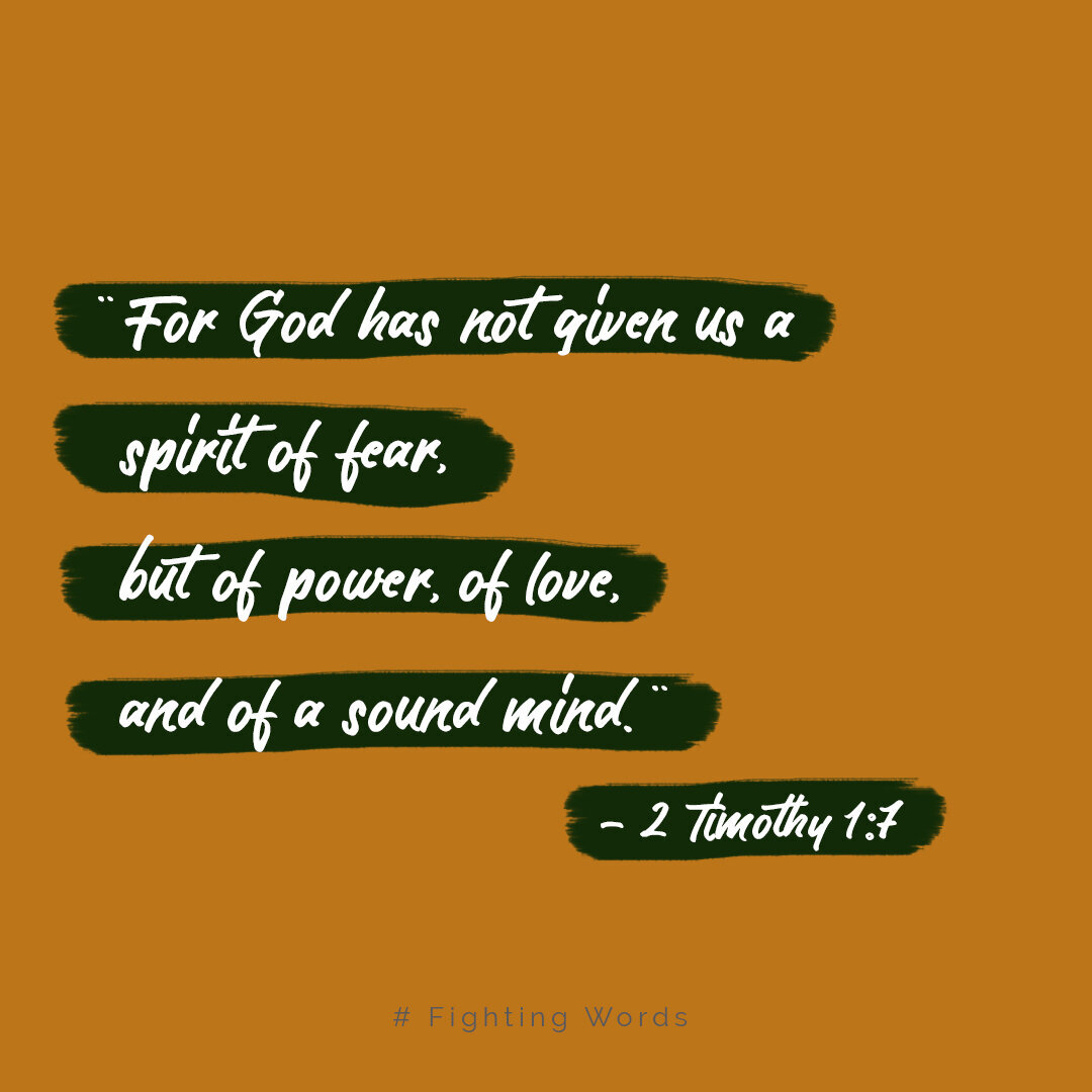 Fighting Words Friday: Spirit over Fear