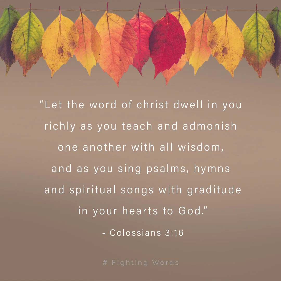 Fighting Words Friday: The Word of Christ