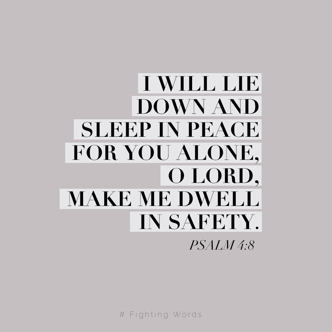 Fighting Words Friday: Sleep in Peace