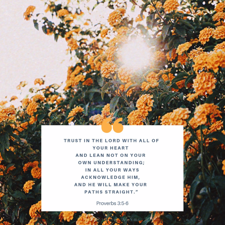 Fighting Words Friday: Acknowledge Him