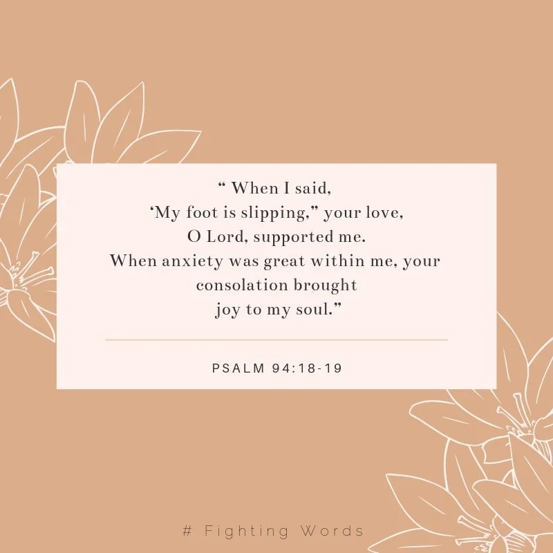 Fighting Words Friday: God of Consolation