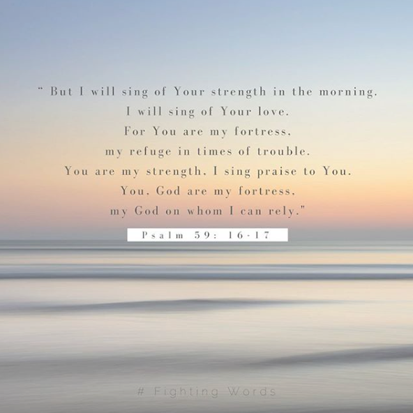 Fighting Words Friday: Relying on God