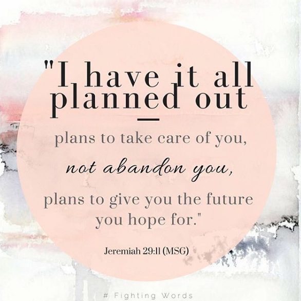 Fighting Words Friday: His Plans