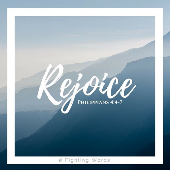 Fighting Words Friday: Rejoice