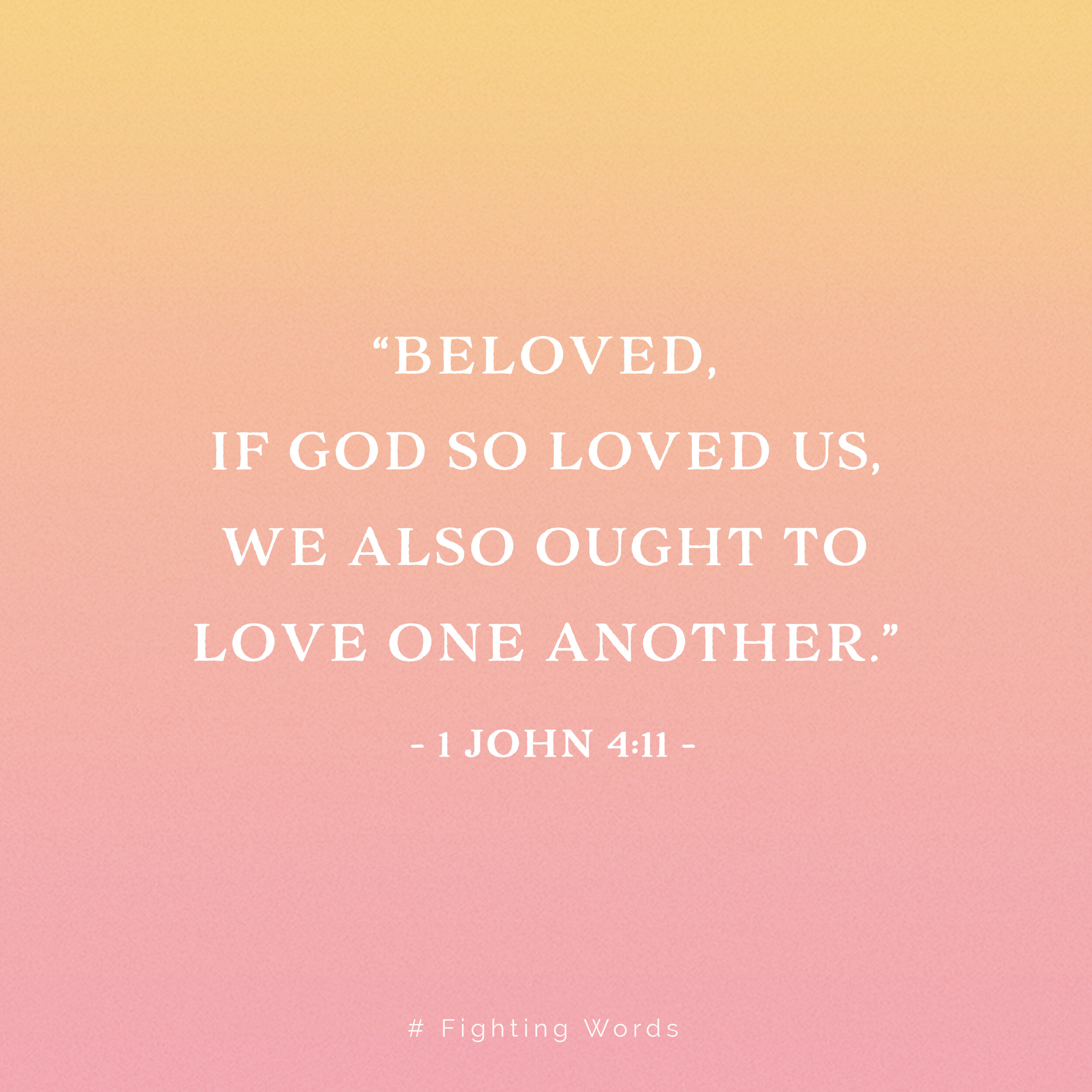 Fighting Words Friday: Beloved