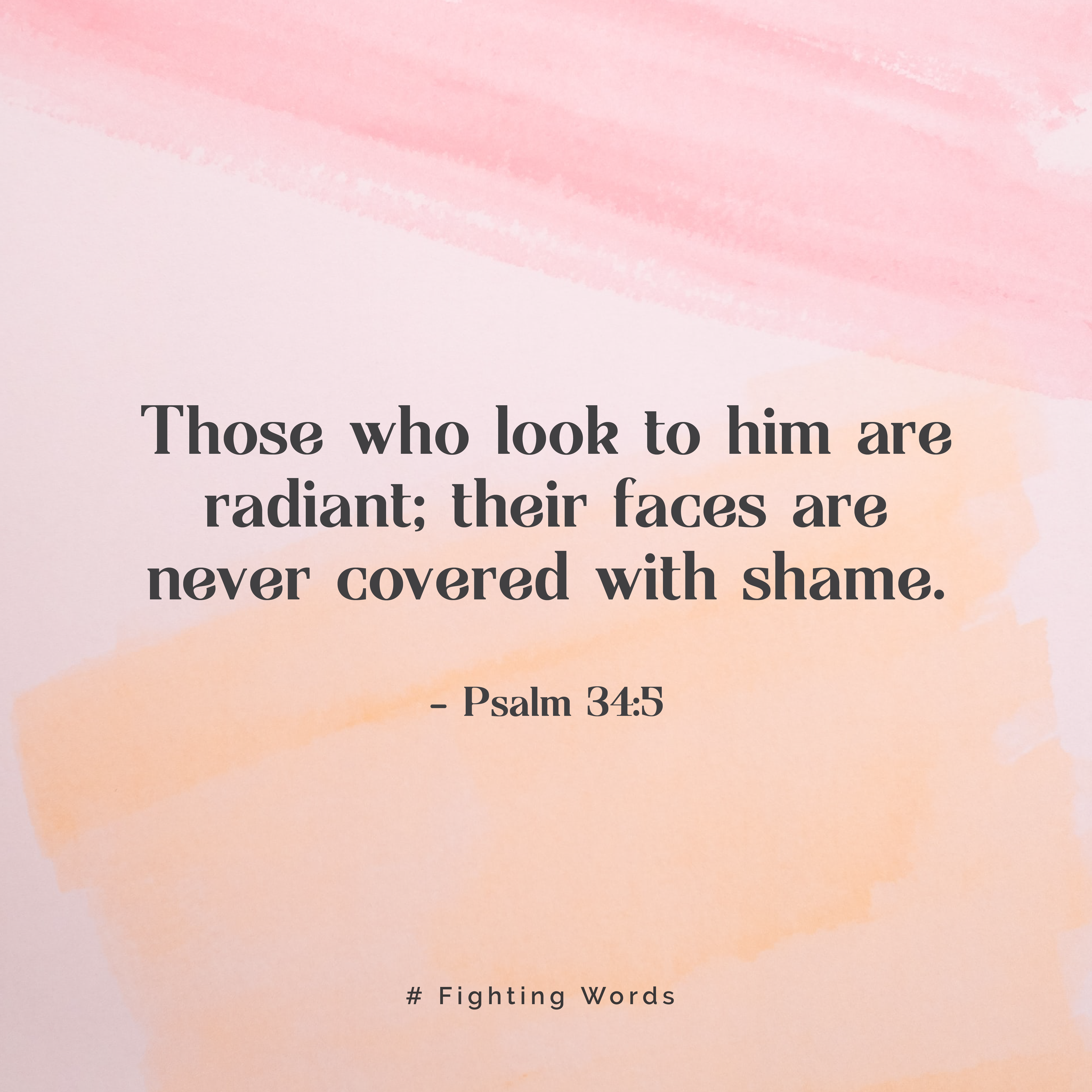 Fighting Words Friday: Never Covered with Shame