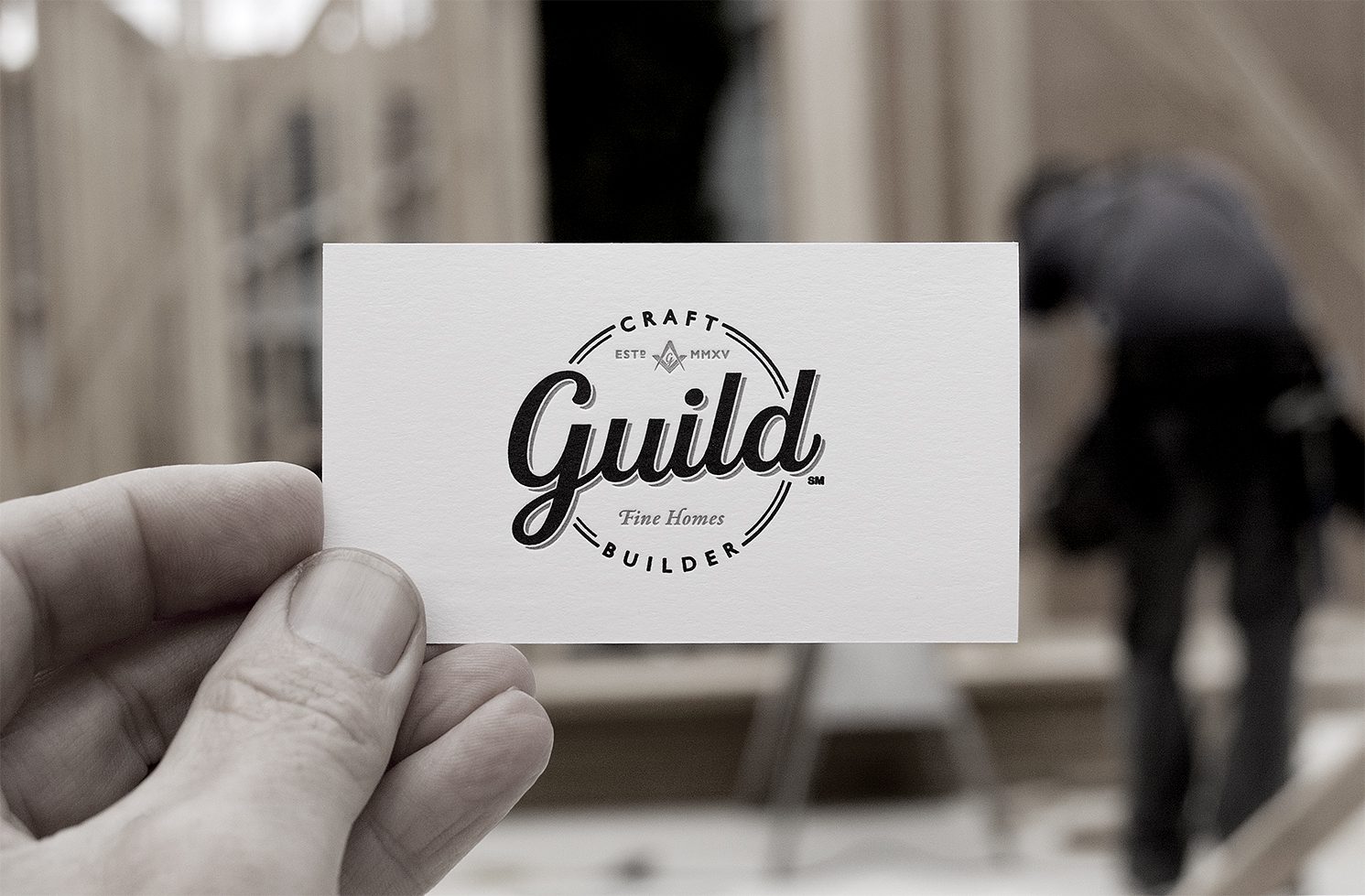 For our business cards, our new logo was printed using letterpress printing on heavy craft paper.