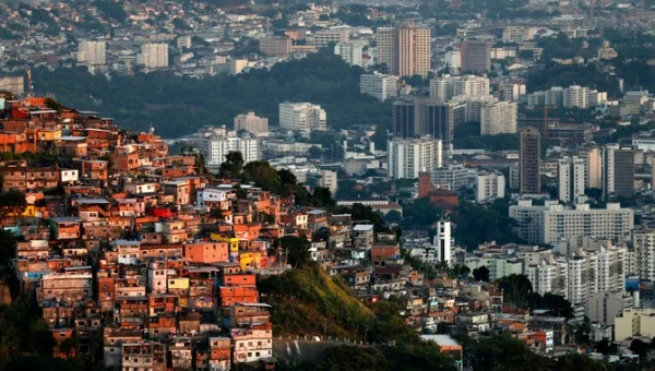 Skyline of Rio de Janiero, where manufactured austerity associted with neoliberalism has accelerated inequality in ways that have become conspicuously difficult to hide.