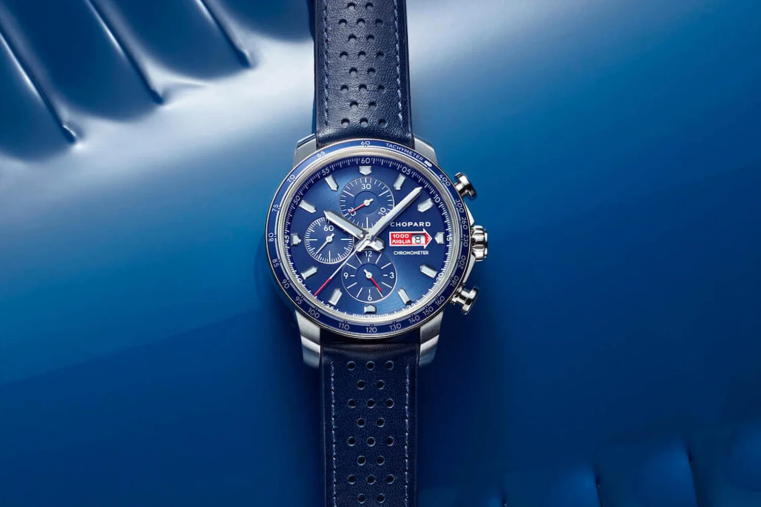 Chopard Mille Miglia GTS Azzurro Chronograph — The Watch Press  display picture 1