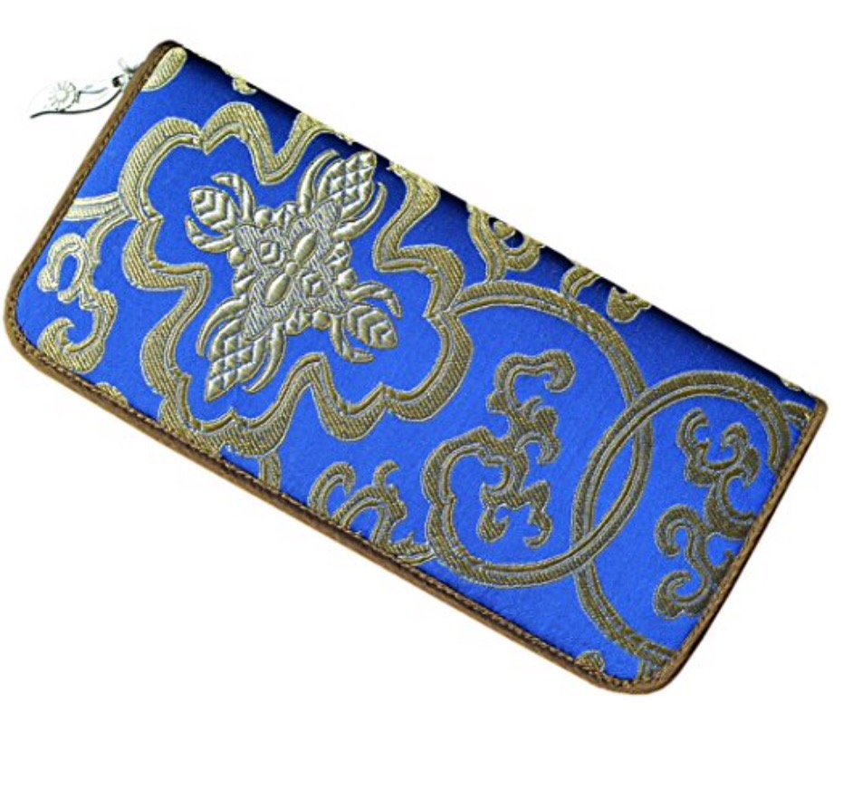 Sapphire Blue Wristlet Clutch