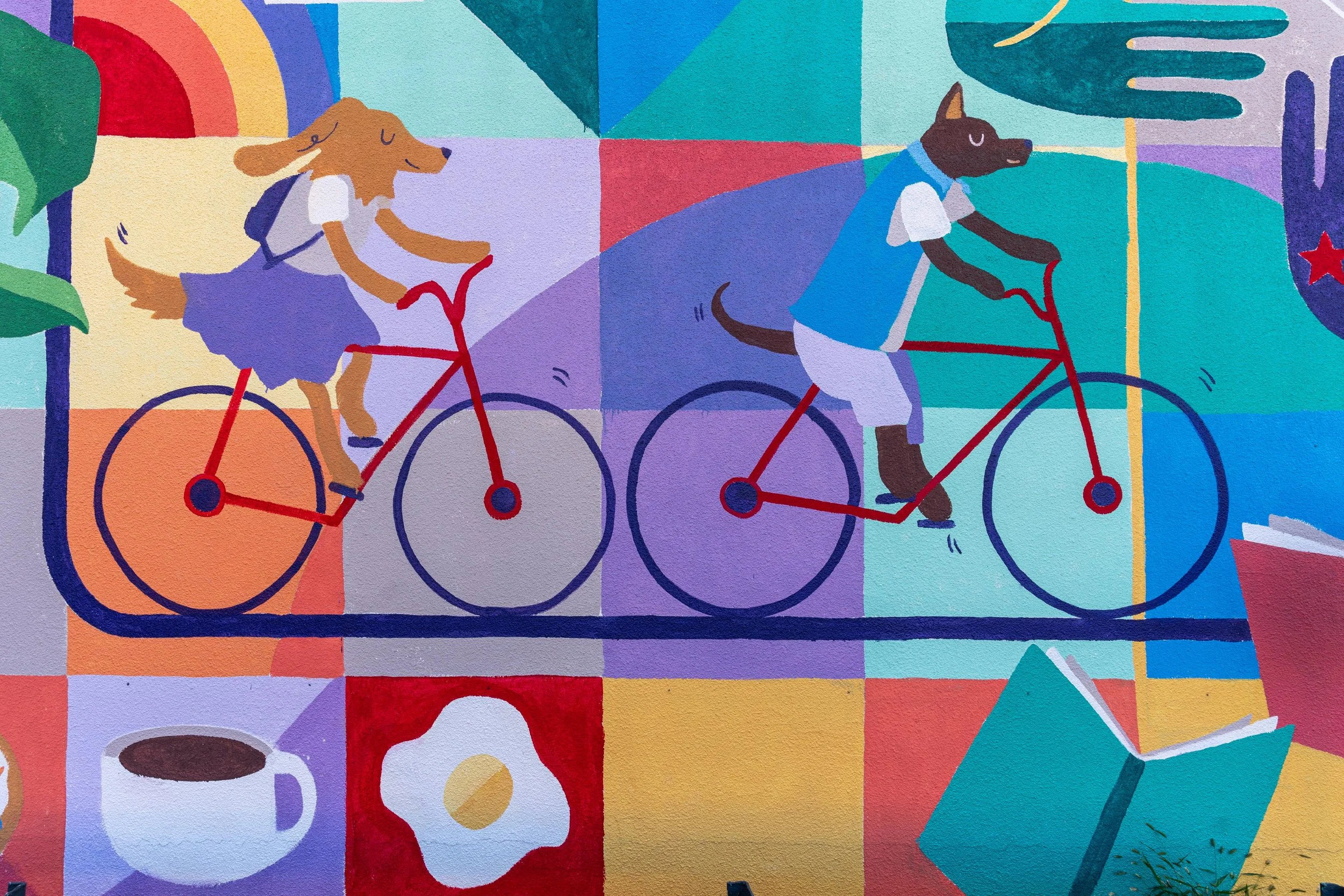 Uptown Dogs (detail) // Grand Rapids, MI