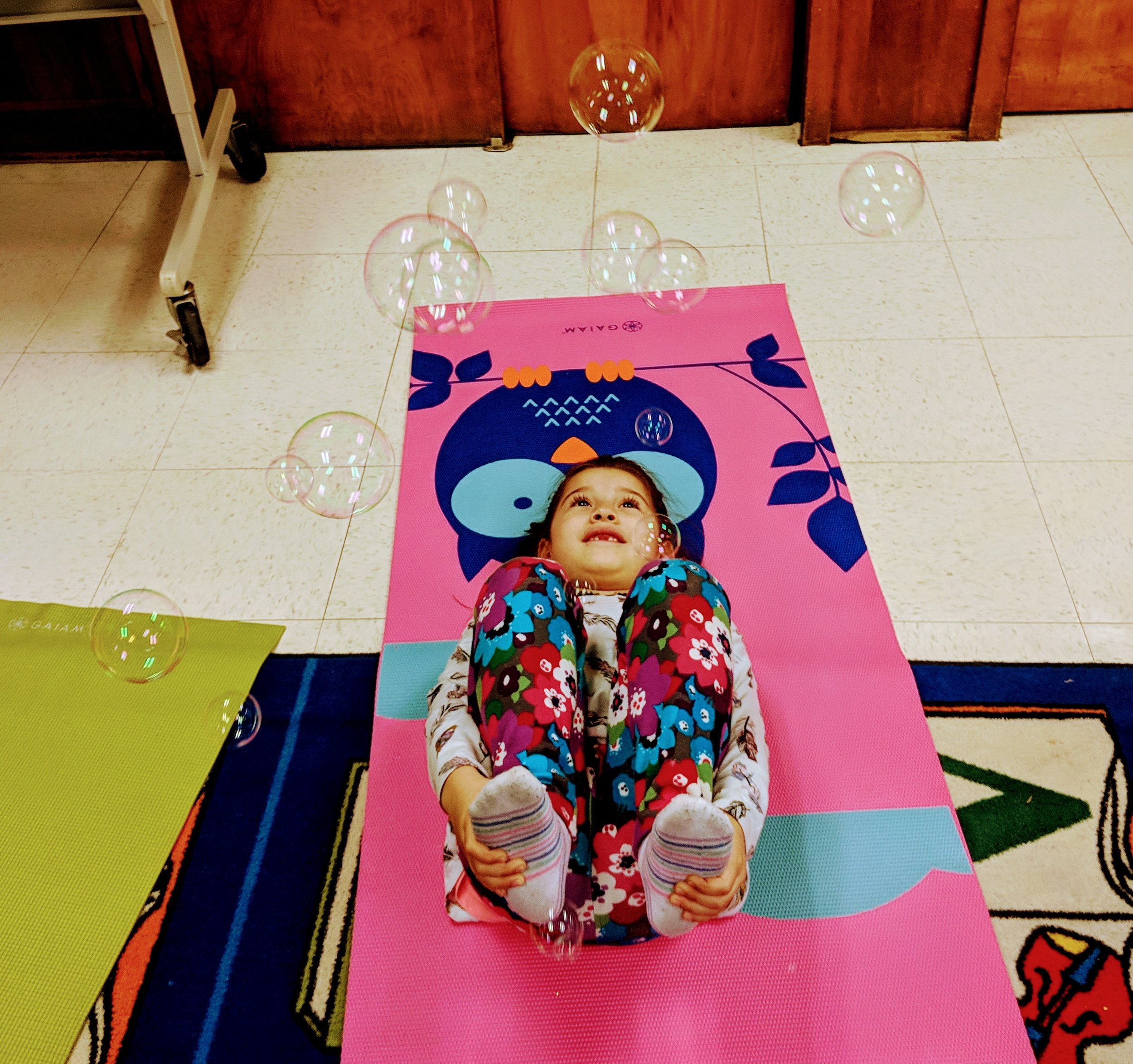 Benefits of Bubbles - A Toddler and Kids Yoga Class Favorite