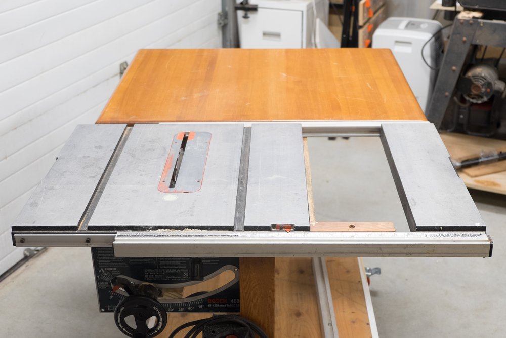 Table Saw Literally Weekend Mods, Diy Table Saw Top Replacement