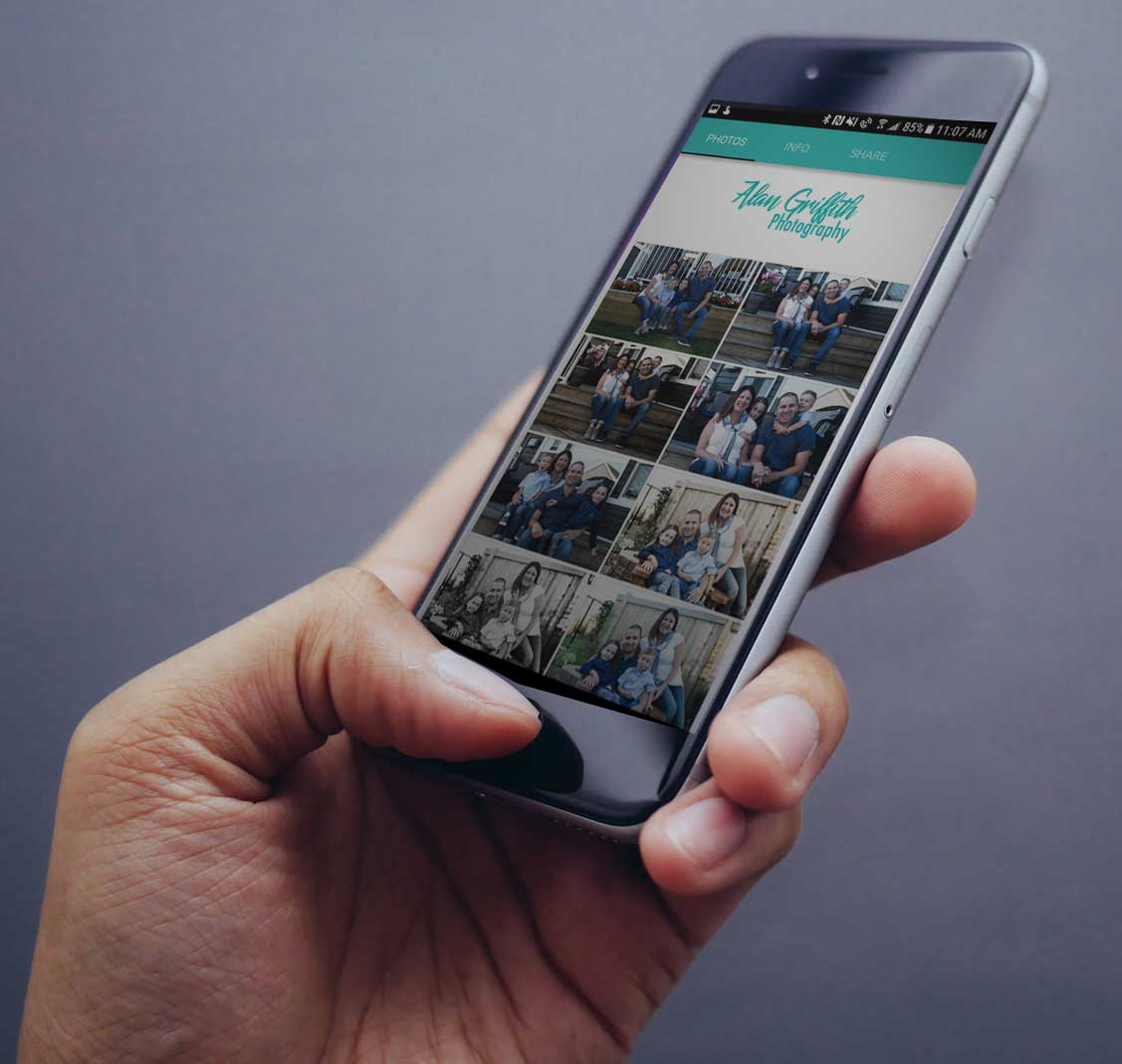 Your online gallery is viewable on any device including computers, tablets, and smartphones.