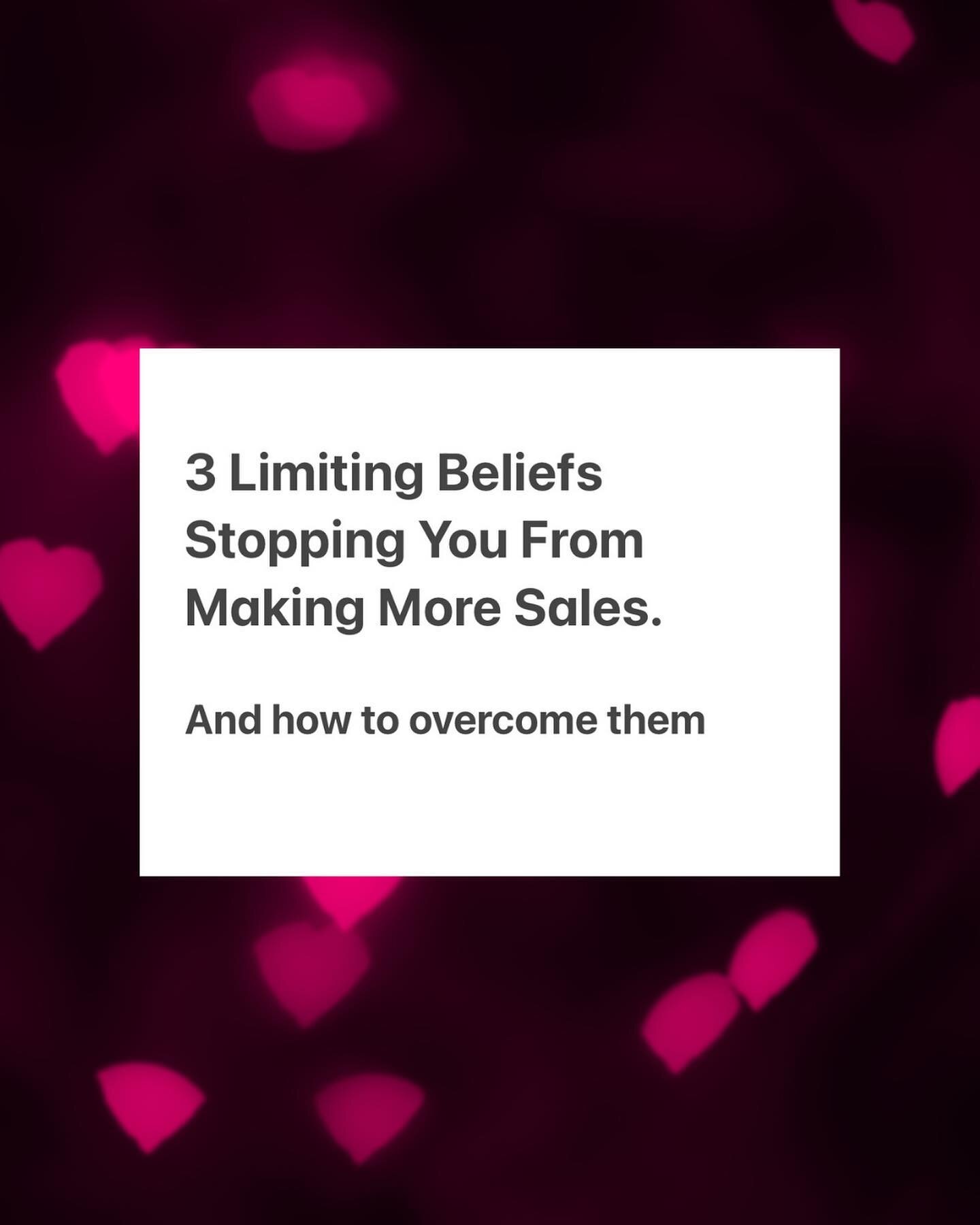 When it comes to making more sales in your business your beliefs AROUND sales can make or break whether or not it happens.

As a Coach, actually having to SELL your services can be a frightening prospect - worse if you haven&rsquo;t ever sold anythin
