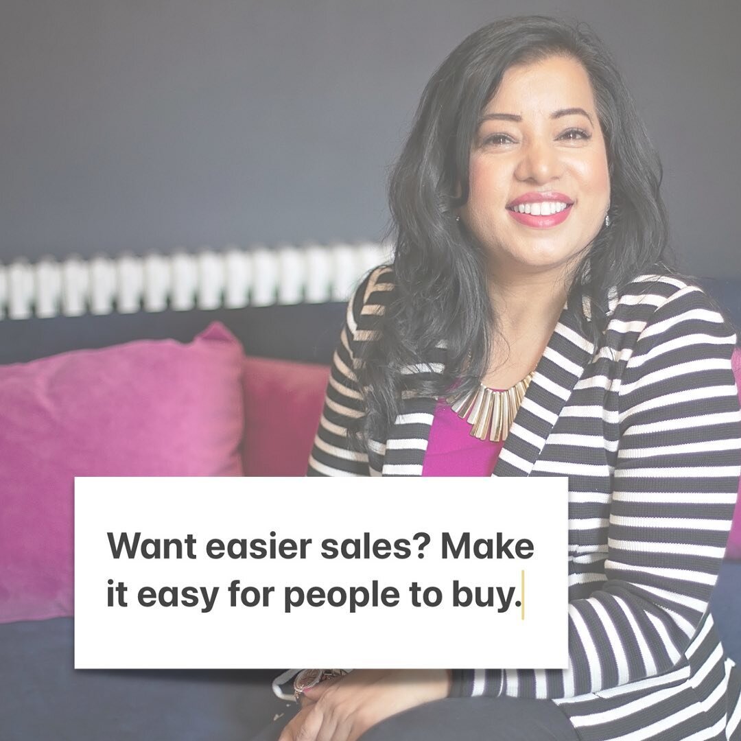 One thing I am a big believer in is making it super easy for dream clients to find their way to me - but I see so many new coaches make their ideal clients jump through hoops.

If you want easier sales - make it easy to buy.

Simply put when your ide