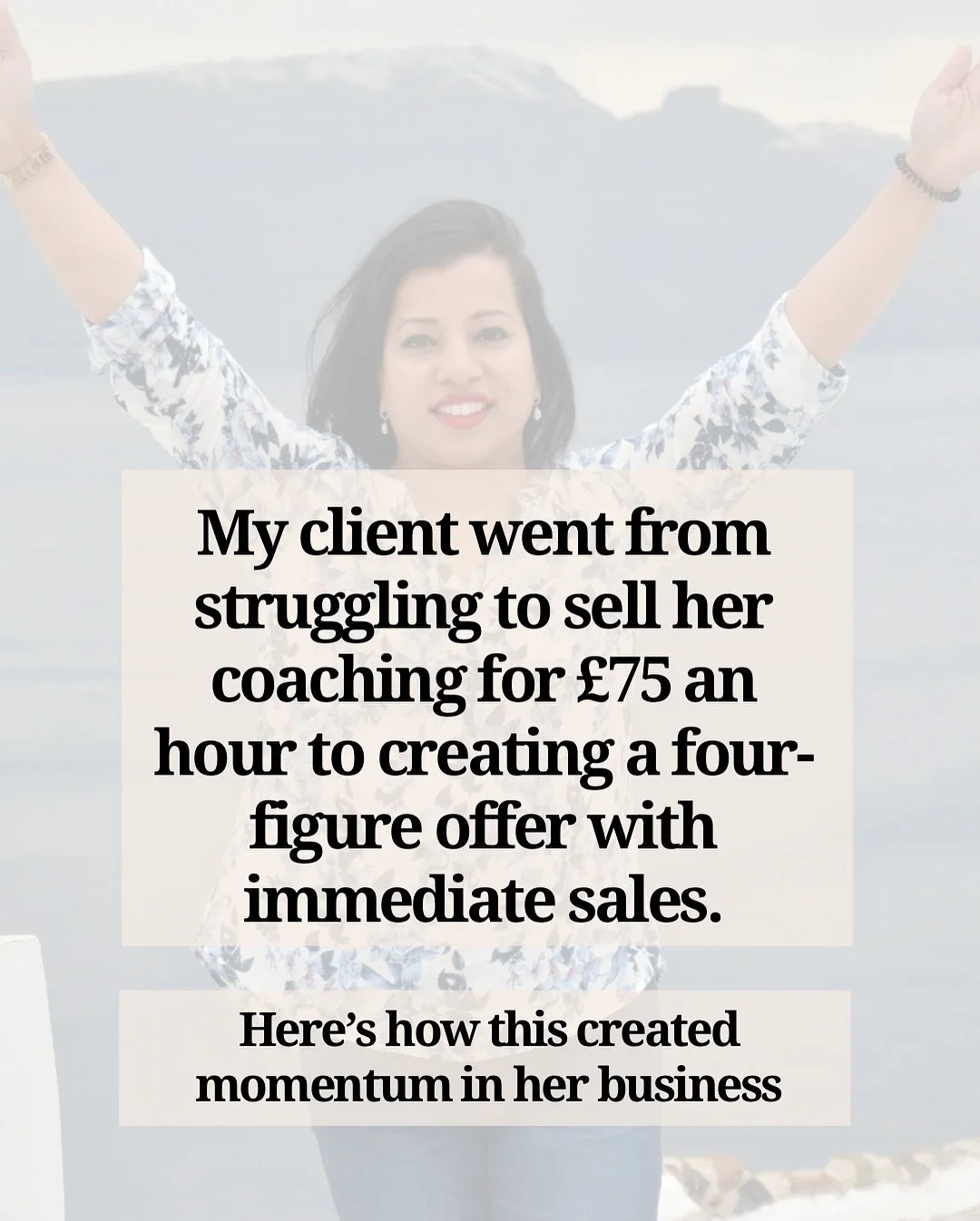 This is the difference between taking action and just waiting for things to be perfect, the right time, or the stars to align.

My client could have let the fear take over.

What if no one buys.
What if I invest and don&rsquo;t make it back.

But ins