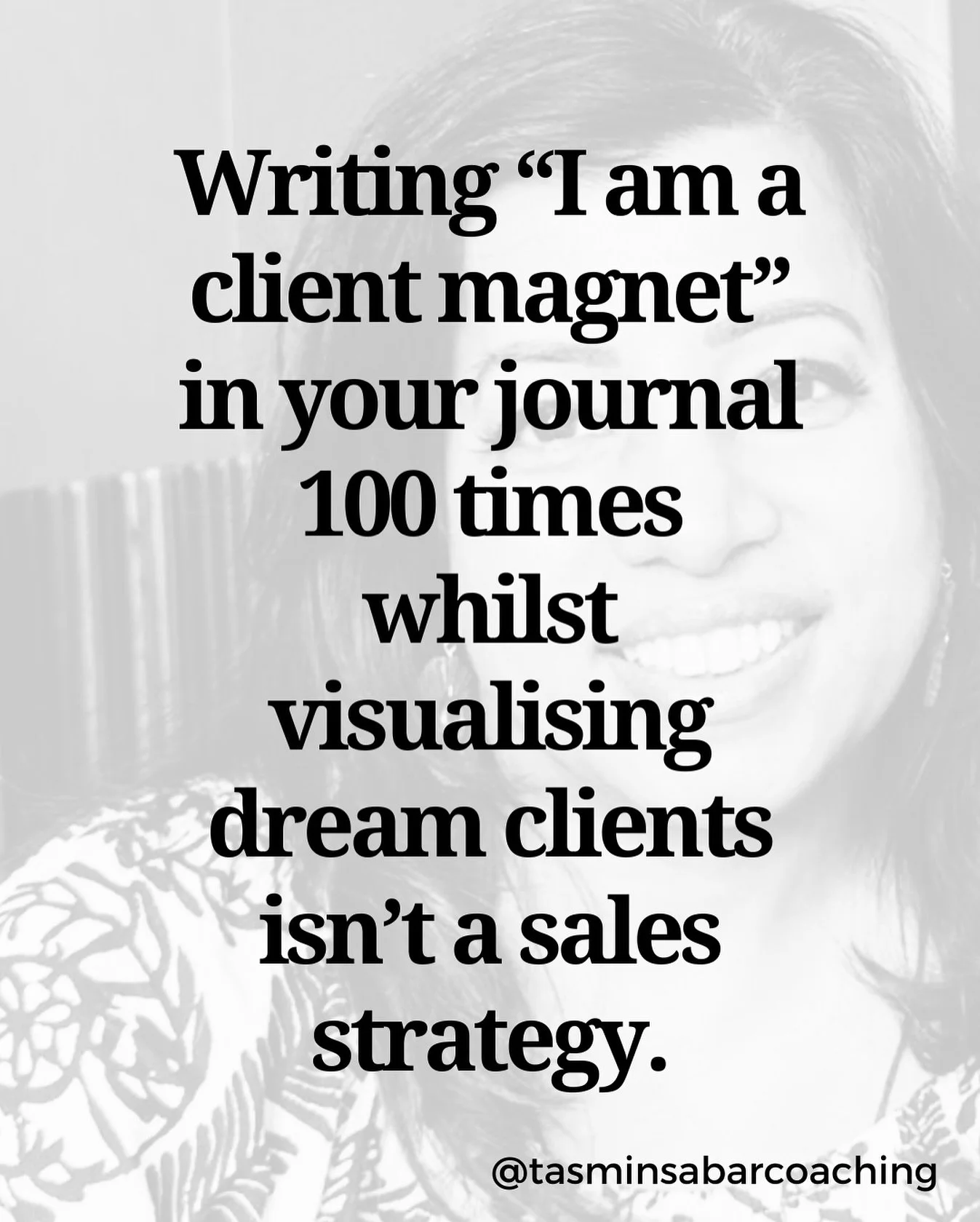 You&rsquo;re incredible at what you do.
Your clients love you. You&rsquo;ve done the mindset work, the healing, the visualising.

And that&rsquo;s all powerful.
But it&rsquo;s not the thing that brings consistent clients into your business.

This is 