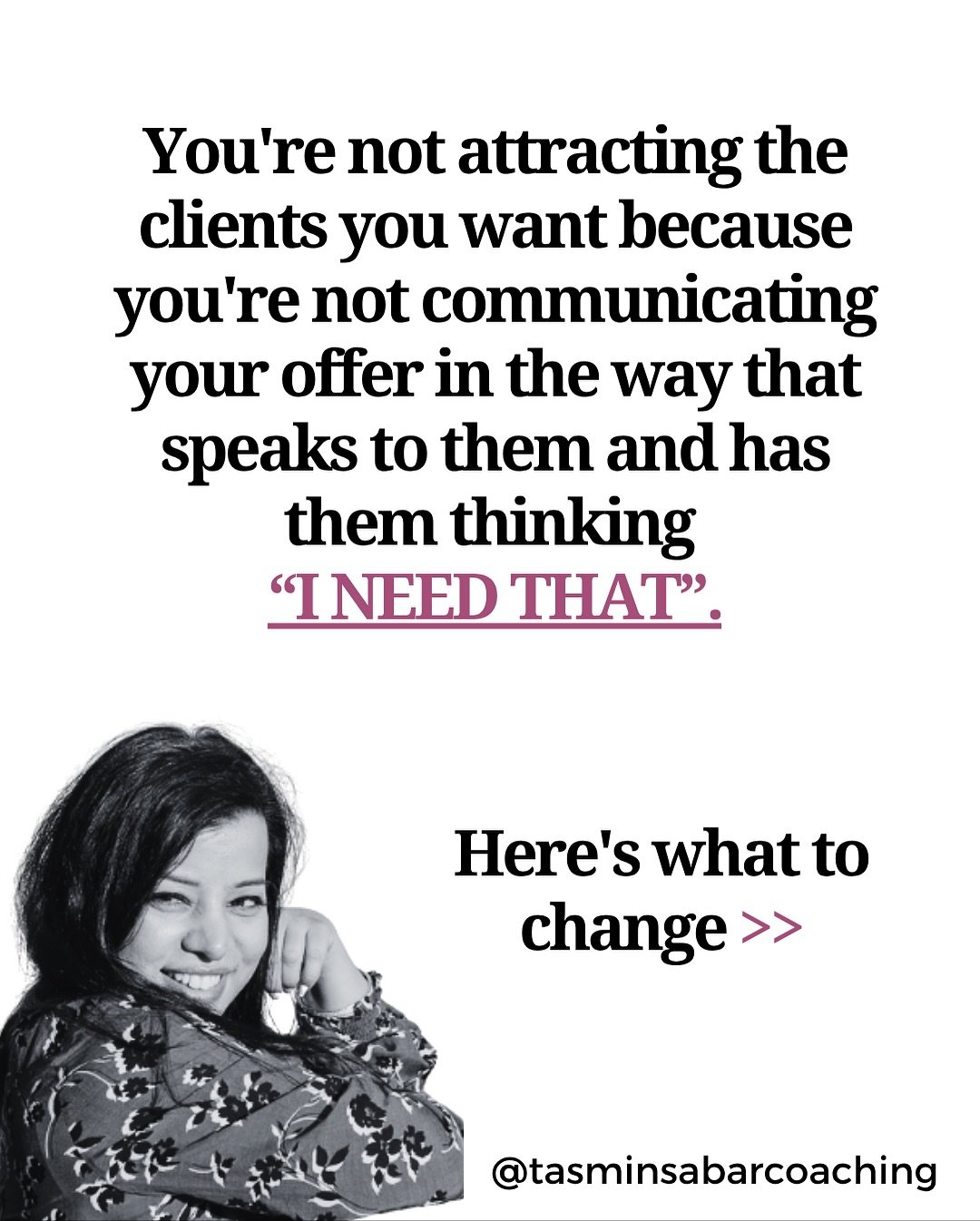 If your audience doesn&rsquo;t get what you do, they won&rsquo;t buy.

You can create content every week and still feel unseen if people can&rsquo;t recognise the real value of your work.

Your potential clients want to understand what will change fo